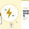 関西電力・関西電力送配電のインターンを表した内定ナビ作成の図(業界の色、カレンダー、記事の要点の絵)